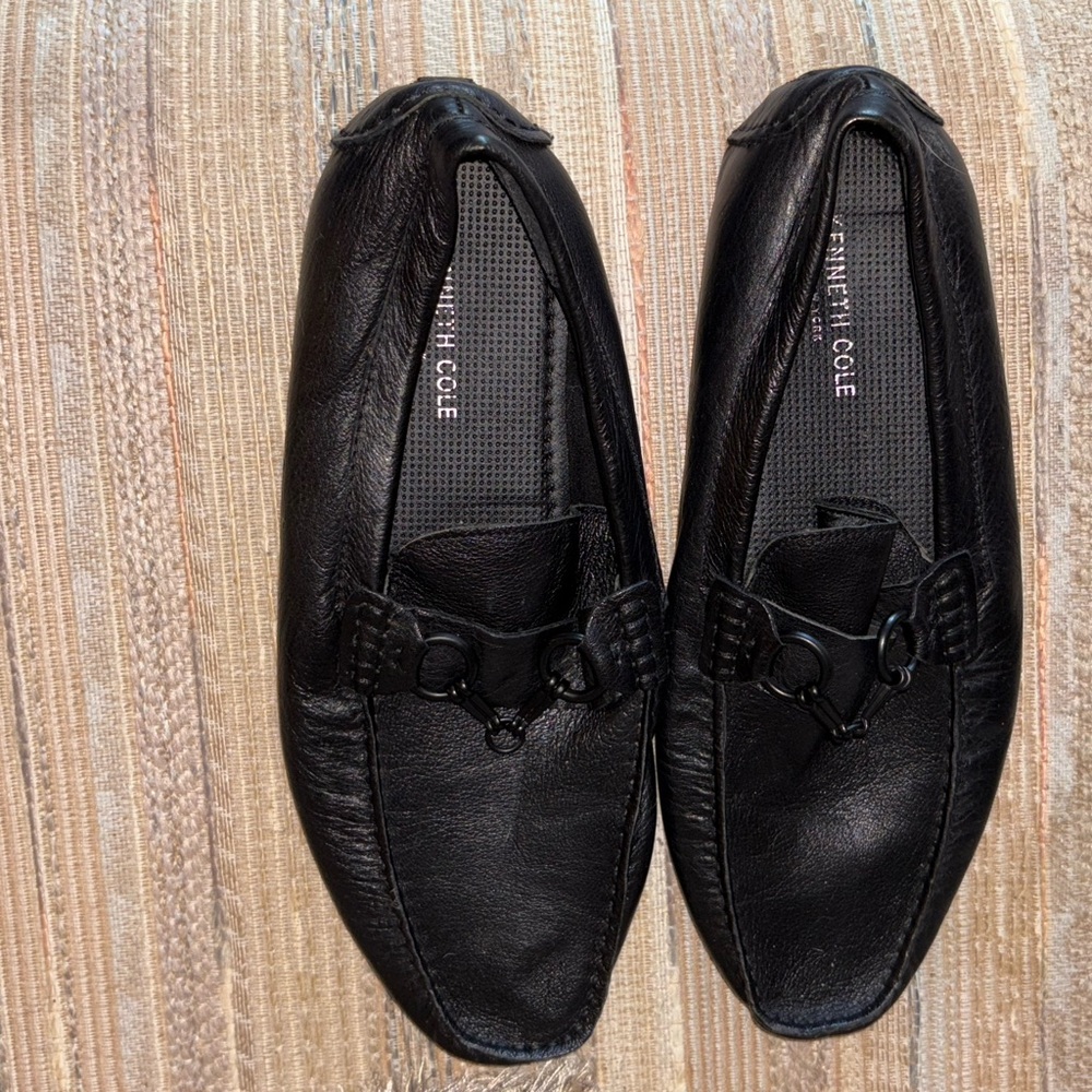 Kenneth Cole New York cozy Classic Black Men's Slip-On Loafers